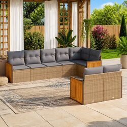 Transform Your Outdoor Space with 8-Piece Sofa Set