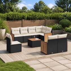 Enhance Your Outdoor Living with 9 Piece Sofa Set