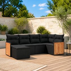 Transform Your Outdoor Space with This 6-Piece Sofa Set