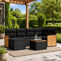 Transform Your Outdoor Space with 7-Piece Garden Sofa Set