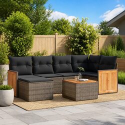 Elevate Your Outdoor Experience with this 7 Piece Sofa Set