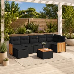 Transform Your Outdoor Space with 8-Piece Sofa Set