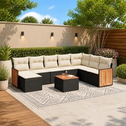 Enhance Your Outdoor Space with 9 Piece Sofa Set