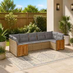 Transform Your Patio with This 7 Piece Outdoor Sofa Set