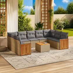 Enhance Your Outdoor Experience with 10 Piece Sofa Set