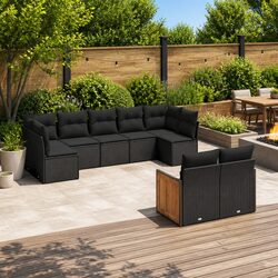 Transform Your Outdoor Space with This 9-Piece Sofa Set