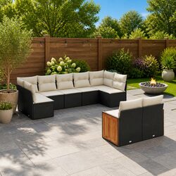 Elevate Your Outdoor Living with This 9-Piece Sofa Set