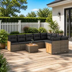 Elevate Your Outdoor Living with this 10-Piece Sofa Set
