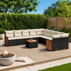 Enhance Your Outdoor Living with This 11 Piece Sofa Set