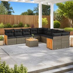 Transform Your Outdoor Space with 11-Piece Sofa Set