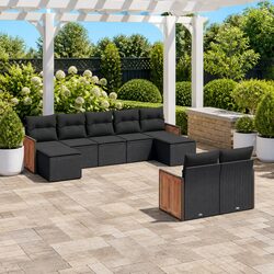 Enhance Your Outdoor Space with This 9 Piece Sofa Set