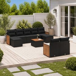 Transform Your Outdoor Space with 10 Piece Garden Sofa Set