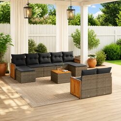 Elevate Your Outdoor Space with 10 Piece Sofa Set