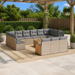 Elevate Your Outdoor Space with Our 14 Piece Garden Sofa Set