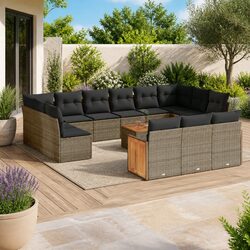 Transform Your Patio with This 14-Piece Garden Sofa Set