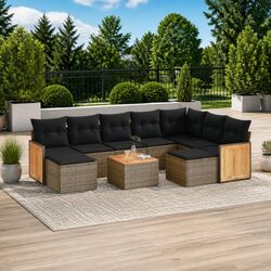 Elevate Your Outdoor Space with a 10-Piece Sofa Set