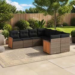 Enhance Your Patio with Our 8 Piece Garden Sofa Set