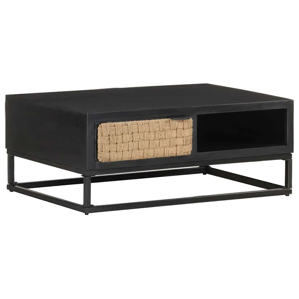 Coffee Table 90x60x35cm Storage Compartment Door Accent Living Room Furniture
