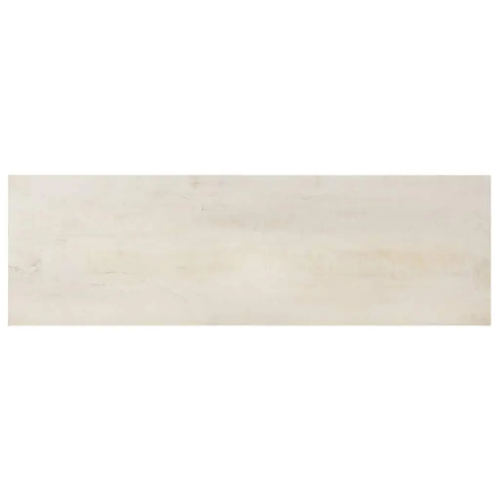 Wooden Console Table 115x35x77cm White Rustic Accent Furniture for Hallway