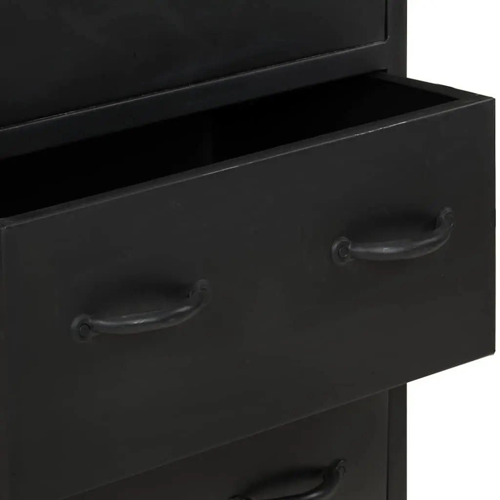 Sideboard 47x35x76 cm Brown Rustic Wood Storage Cabinet with 3 Drawers