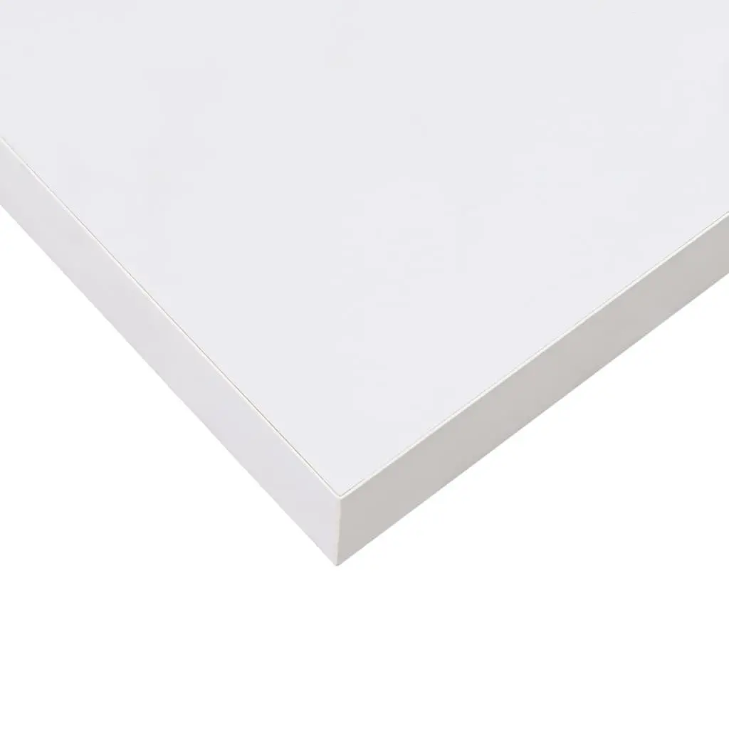 Floating Wall Shelves 60 x 23.5 cm High Gloss White Invisible Mounting System 2 Piece