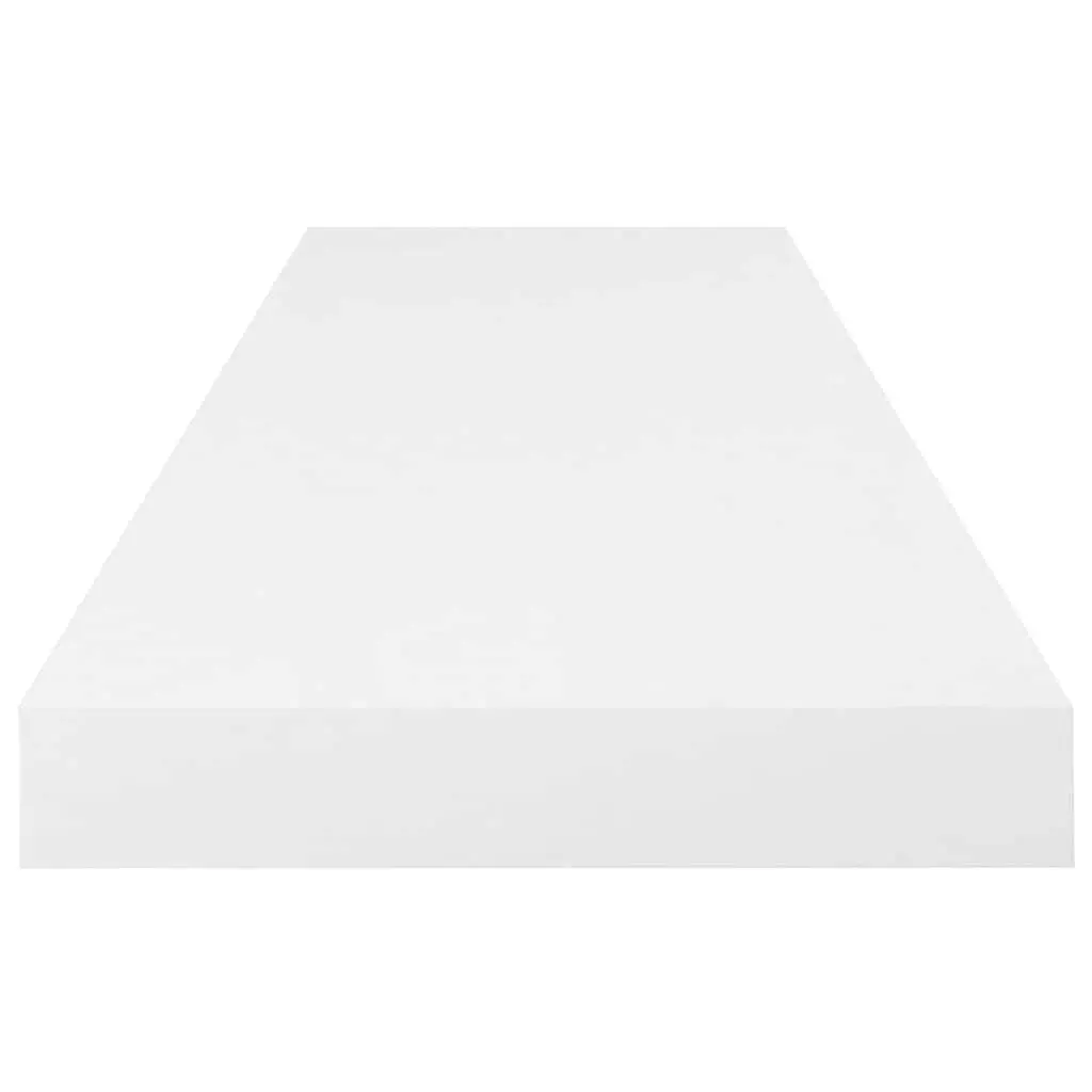 Floating Wall Shelf 80cm White Invisible Mount Easy Install Home Decor