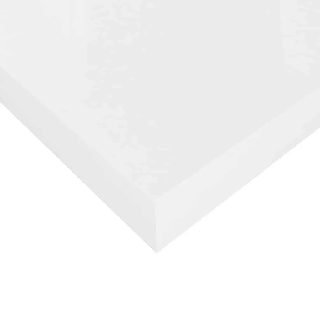 Floating Wall Shelf 80cm White Invisible Mount Easy Install Home Decor