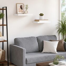 Floating Wall Shelves Set of 2 for Stylish Home Decor