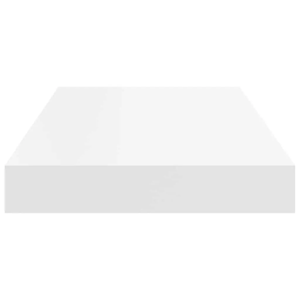 Floating Wall Shelf 50 x 23.5 cm White Invisible Mounting System Home Decor