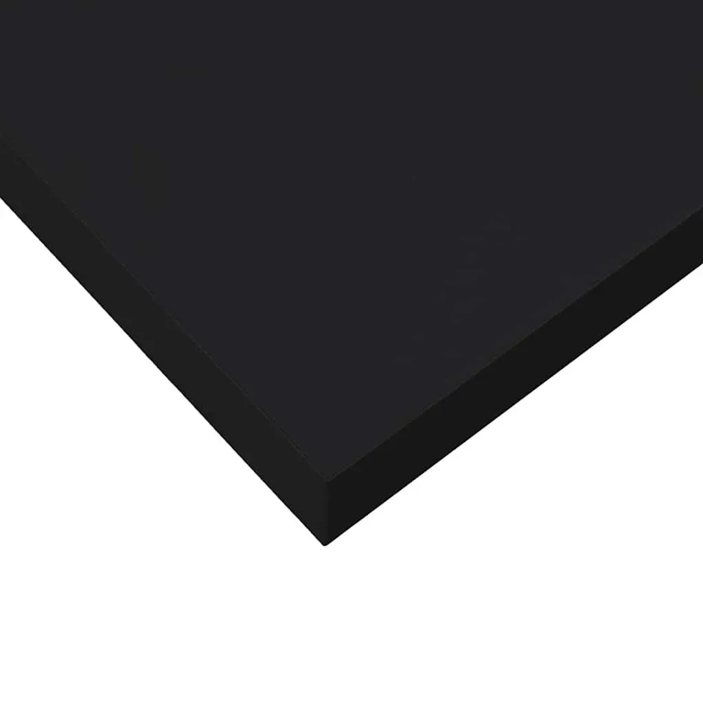 Floating Wall Shelves 90x23.5x3.8 cm Black Invisible Mounting System Display Storage