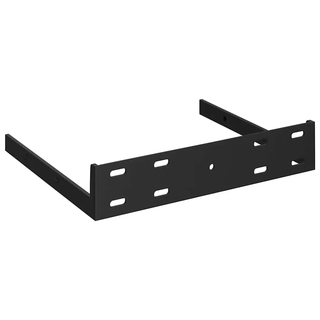 Floating Corner Wall Shelves 2 Piece White Display Ledge Storage Organiser
