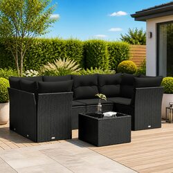 Enhance Your Outdoor Space with 7 Piece Garden Sofa Set
