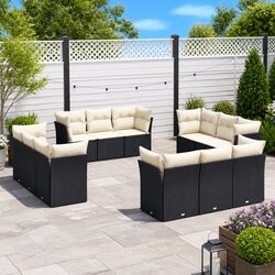Enhance Your Outdoor Living with a 12 Piece Garden Sofa Set