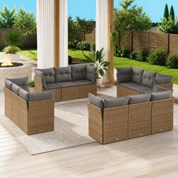 Elevate Your Outdoor Space with a 12 Piece Sofa Set
