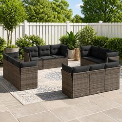 Elevate Your Outdoor Space with 12 Piece Sofa Set