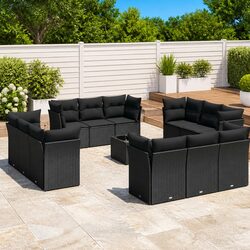 Enhance Your Outdoor Space with a 13 Piece Garden Sofa Set