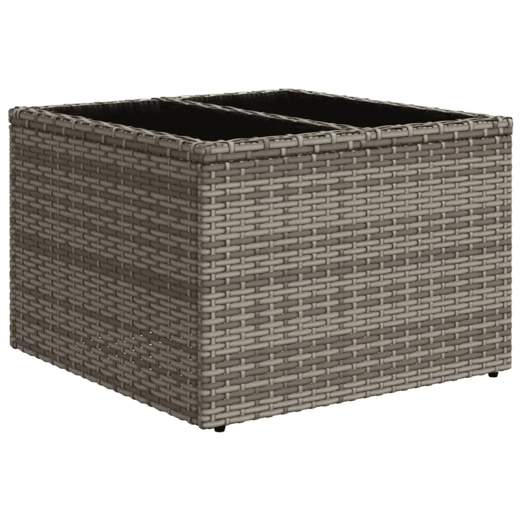 Garden Sofa Set 13 Piece Outdoor Furniture Grey Poly Rattan Patio Modular