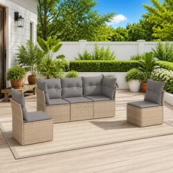 Elevate Your Outdoor Space with 5 Piece Garden Sofa Set
