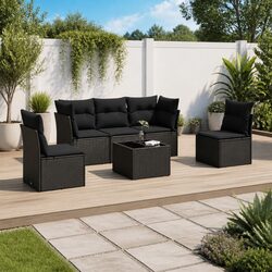 Transform Your Outdoor Space with 6-Piece Garden Sofa Set