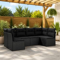 Elevate Your Outdoor Space with 6 Piece Garden Sofa Set