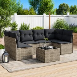 Enhance Your Outdoor Living with 7 Piece Sofa Set