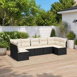 Transform Your Patio with this 7 Piece Garden Sofa Set
