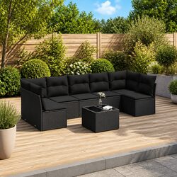 Enhance Your Outdoor Living with 8-Piece Sofa Set