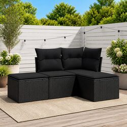 Elegant 4-Piece Outdoor Sofa Set for Perfect Gatherings