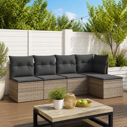 Transform Your Patio with a 5-Piece Modular Sofa Set