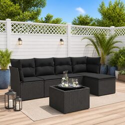 Transform Your Outdoors with 6 Piece Garden Sofa Set