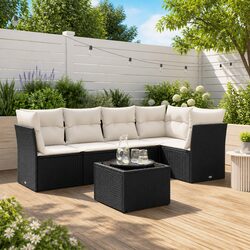 Transform Your Outdoor Space with a 6-Piece Garden Sofa Set