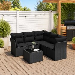 Enhance Your Outdoor Space with 6 Piece Garden Sofa Set