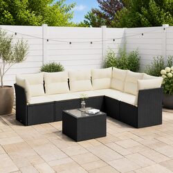 Transform Your Outdoor Space with 7-Piece Garden Sofa Set