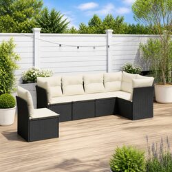 Elevate Your Outdoor Space with 6-Piece Garden Sofa Set